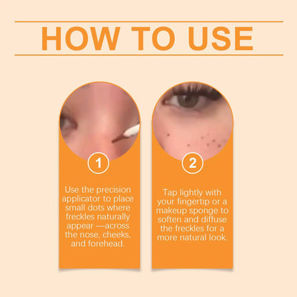 Face Dot Pen 4Ml Waterproof Face Stain Stamp Quick-Drying Stamp for Women Girls Facial Beauty Daily Dating Everyday Make Up